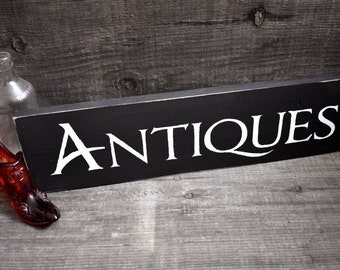 Antiek teken | Rustieke houten huis decor met noodlijdende randen