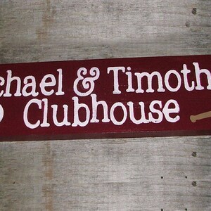 Custom Sign for Kids Clubhouse Playhouse Fort Playroom Sign Pirate or Princess Themed, etc. image 6