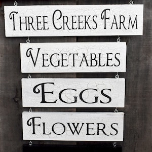 Farm Stand Sign Custom Farmers Market Signage Roadside Natural Foods Store Business Plaques image 8