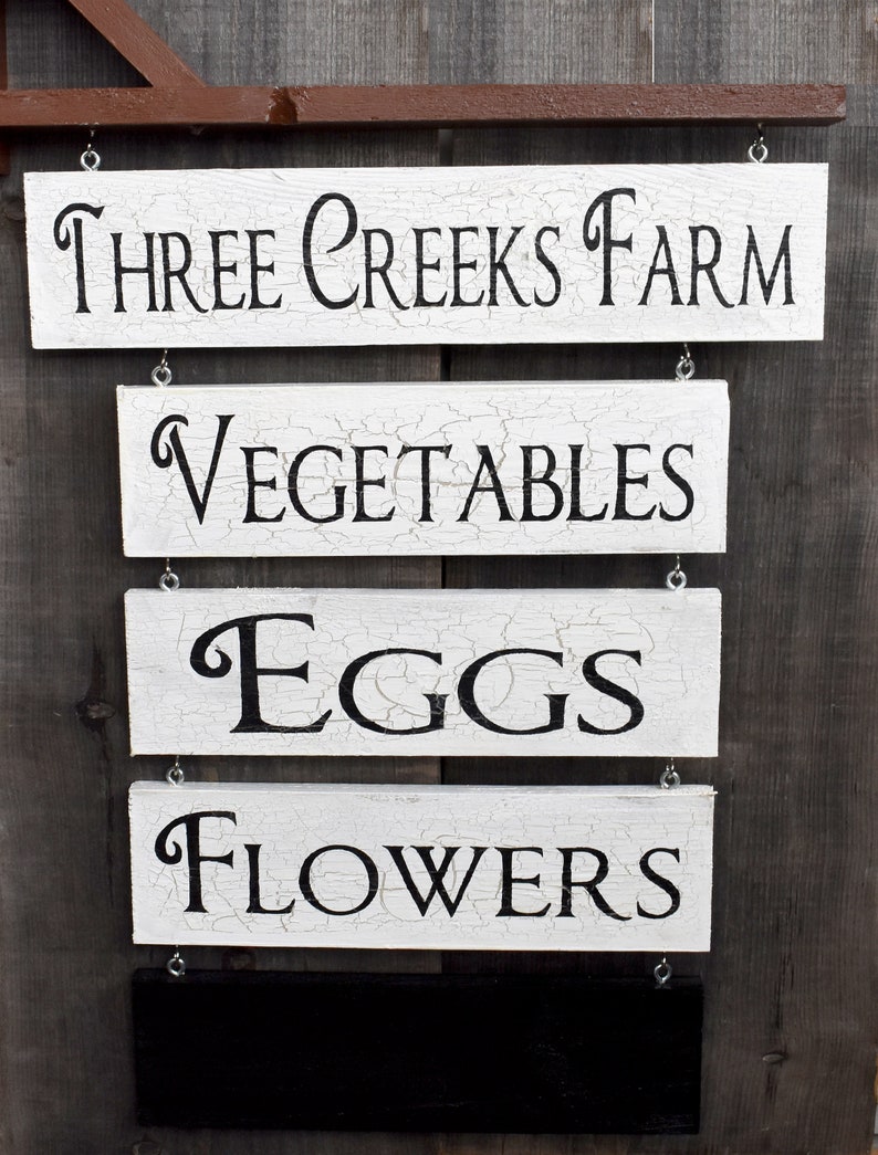 Farm Stand Sign Custom Farmers Market Signage Roadside Natural Foods Store Business Plaques image 8