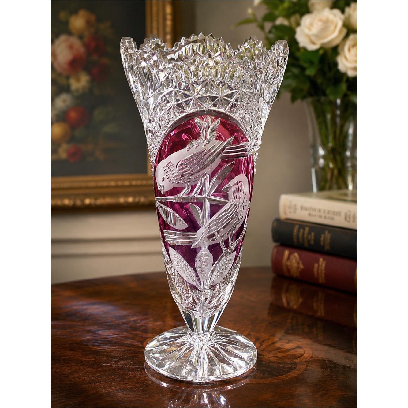 【西ドイツ製ヴィンテージ】HOFBAUER ルビークリスタル キャンディボックス Hofbauer Crystal - Etsy