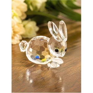 Swarovski Rabbit Crystal Figurines - Etsy