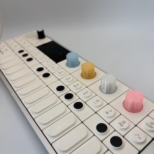 OP-1 Field Upgraded Knobs, 3D Printed Retro Synth Accessories for Teenage Engineering OP-1F