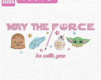 Disney Star Wars Machine Embroidery File, Magic Kingdom Design (Instant Download)