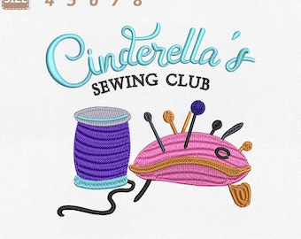 Fichier de broderie machine du club de couture Disney Cendrillon, Jaq et Gus Gus (téléchargement instantané)