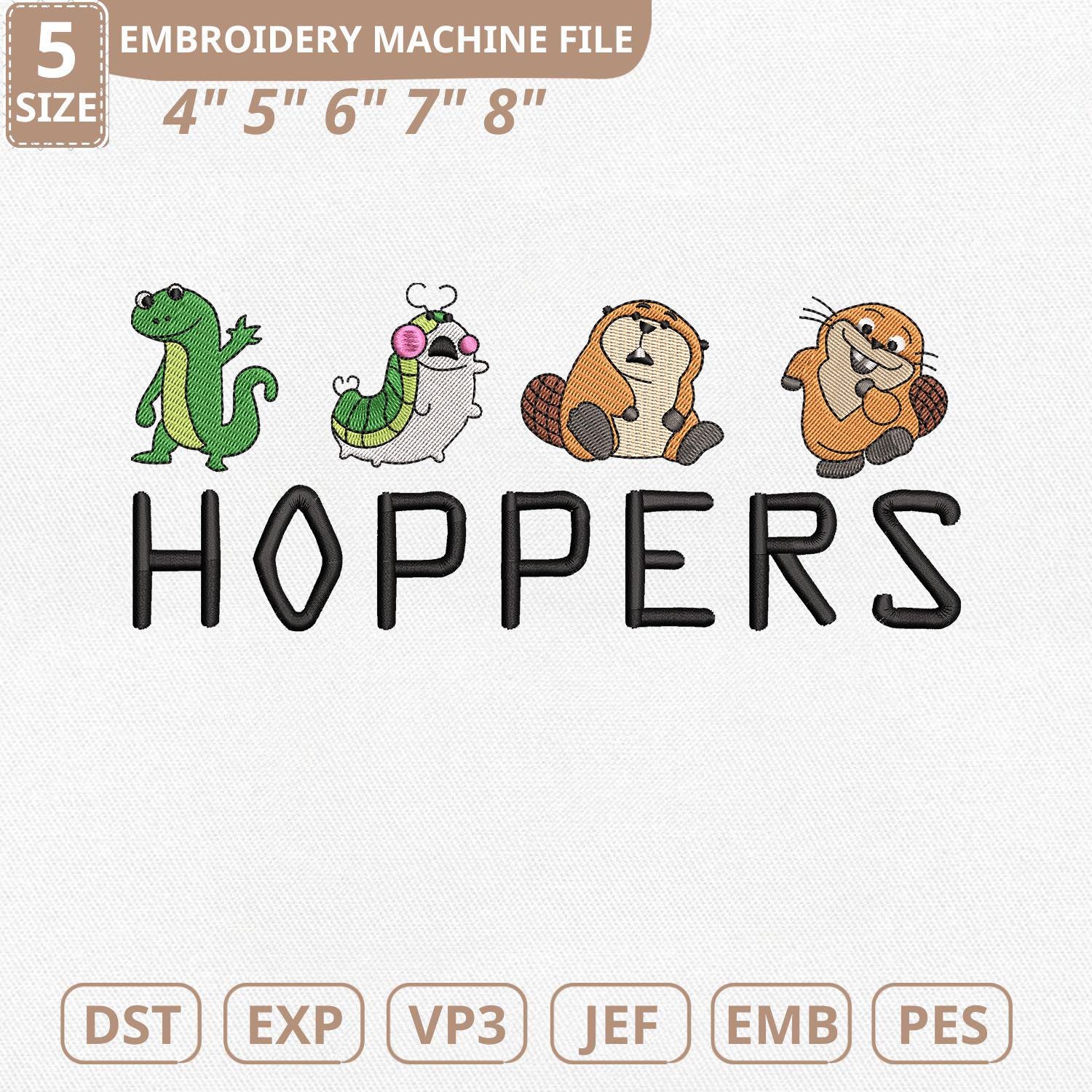 Disney Pixar Hoppers Machine Embroidery File, Tom Lizard Loaf (instant ...