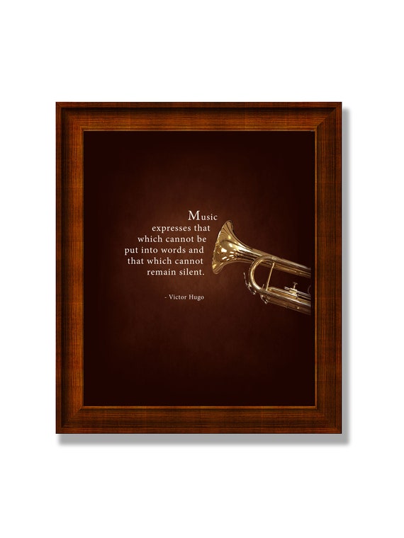 Victor Hugo E Trumpeter Gift Trumpet Color Photo Band Director Room Or Studio 8 X 10 Wall Art Print Unframed