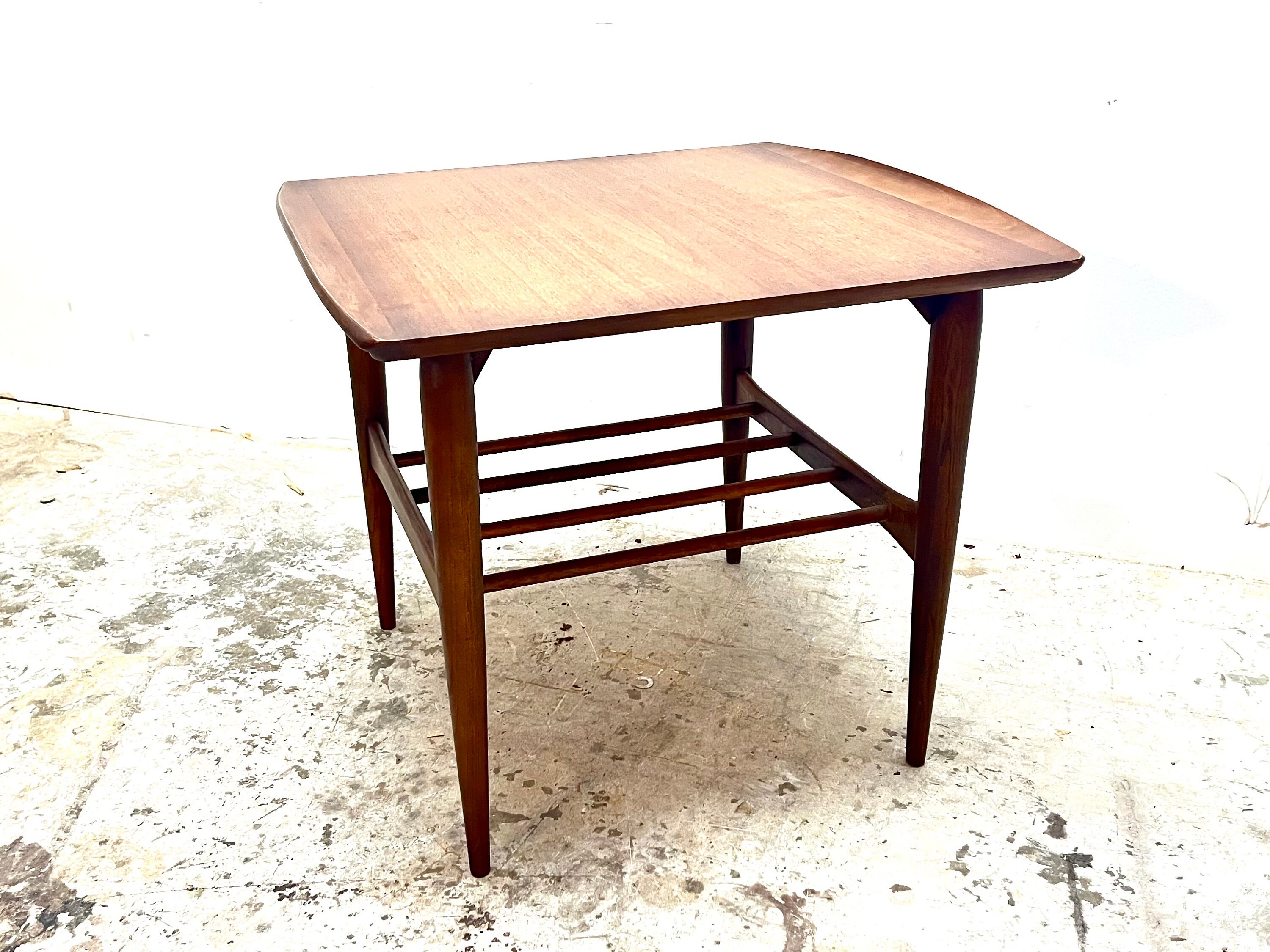 Vintage 60s Mid Century Modern Danish Style End Side Table Artisan