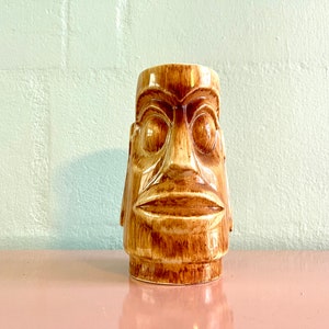 Vintage 1960s Mid Century Ceramic Tiki Mug from Otagiri Imports