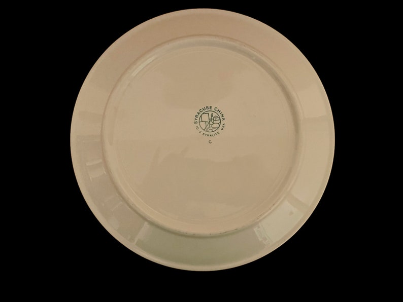 Vintage 1980s Syracuse Restaurantware Hotel Ezra Cornell 56 A Touch of Class Dinner Plate image 2