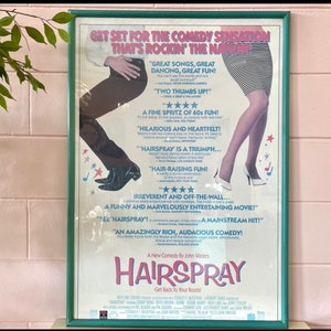 Vintage 80s Original John Waters Hairspray Movie Poster image 2