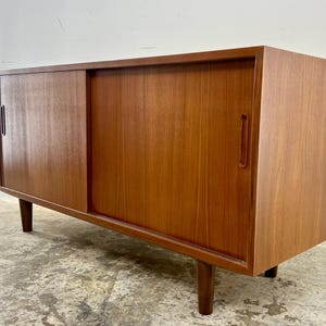 Vintage Danish Modern Teak Micro Credenza for Poul Hundevad