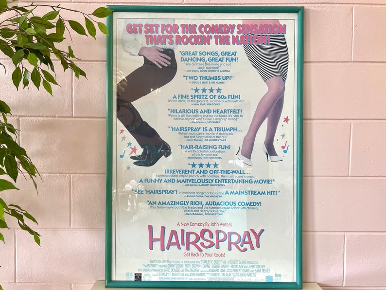 Vintage 80s Original John Waters Hairspray Movie Poster image 3