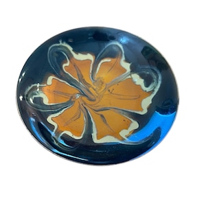 Vintage 1950s Enamelware Mid Century Modern Spoon Rest