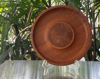 Vintage Dansk Teak Serving Tray, Mid Century Modern Cheese Board, Jens Quistgaard