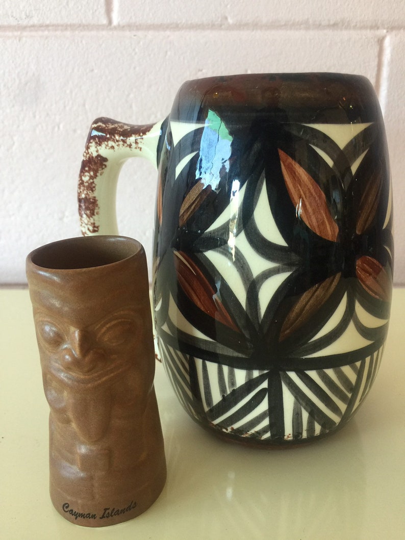 Vintage Ceramic Tapa Print Mug from Lotsa Pots Hawaii image 4