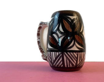 Vintage Ceramic Tapa Print Mug from Lotsa Pots Hawaii