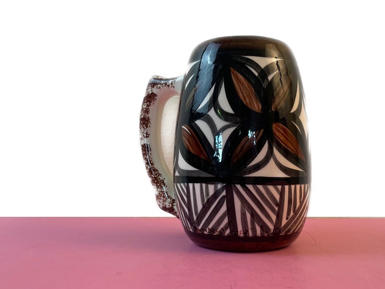 Vintage Ceramic Tapa Print Mug from Lotsa Pots Hawaii image 1