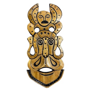 Vintage Mid Century Tiki Wall Hanging