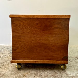Vintage 1960s Mid Century Modern Walnut Low Profile Storage Cabinet image 7