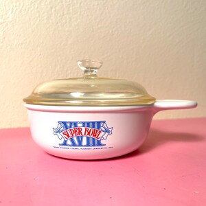 Vintage 1984 Super Bowl XVIII Grab It Bowl By Corning Ware