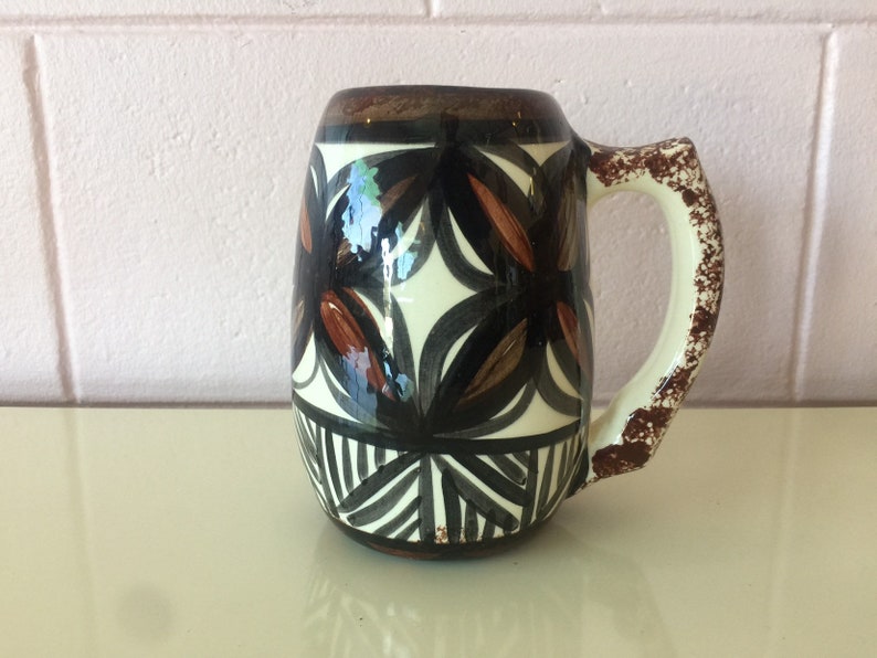 Vintage Ceramic Tapa Print Mug from Lotsa Pots Hawaii image 2