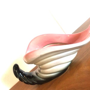 Vintage 1960s Ebb Tide Or Cornucopia Vase  by Hull