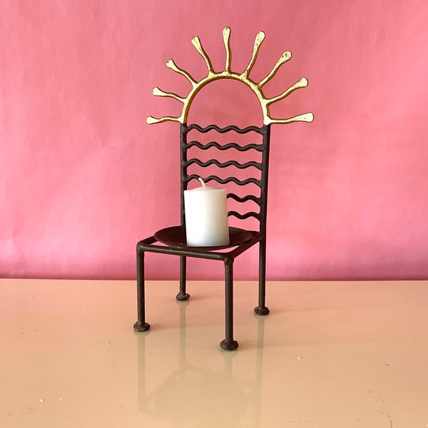 Chair Candle Holder Etsy