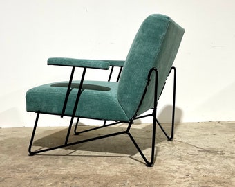 Vintage Mid Century Wrought Chair by Dan - Etsy