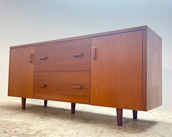 Vintage 1980s Teak Credenza or Sideboard