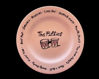 6 Vintage Pottery Barn Millennium Salad Plates Teens Twenties