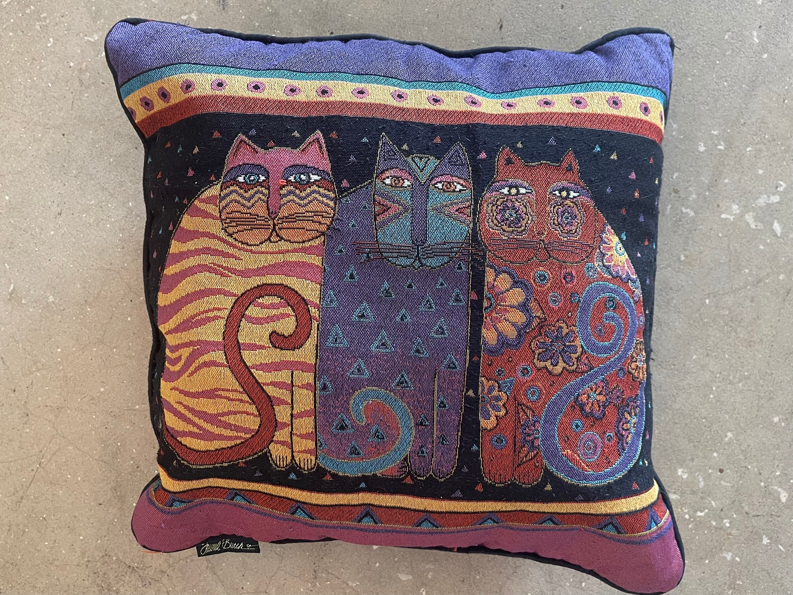 Laurel burch cat pillows hotsell