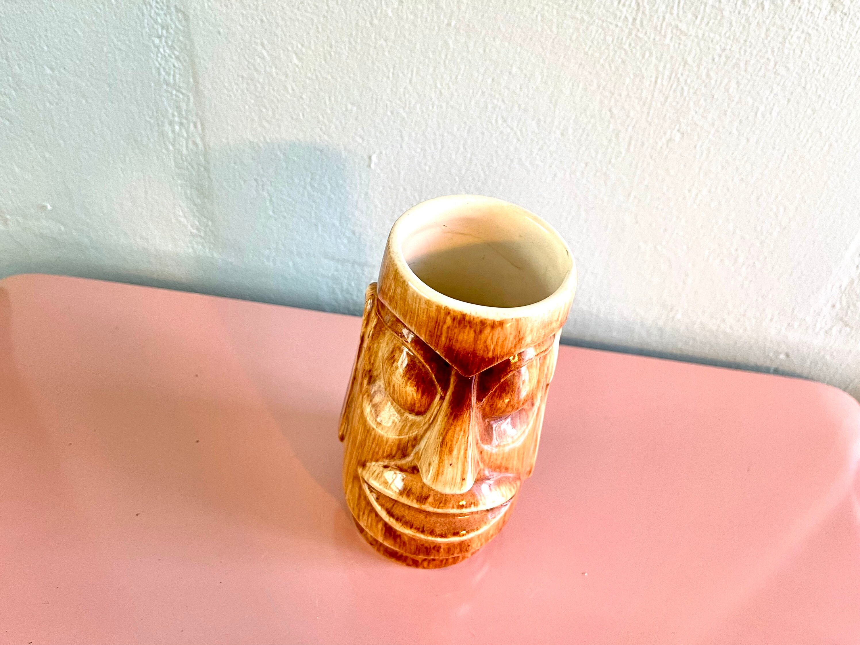 Vintage 1960s Mid Century Ceramic Tiki Mug From Otagiri Imports - Etsy