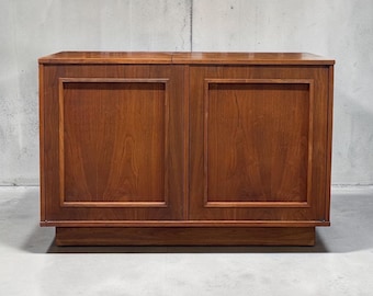 Vintage Mid Century Modern Walnut Stereo Cabinet