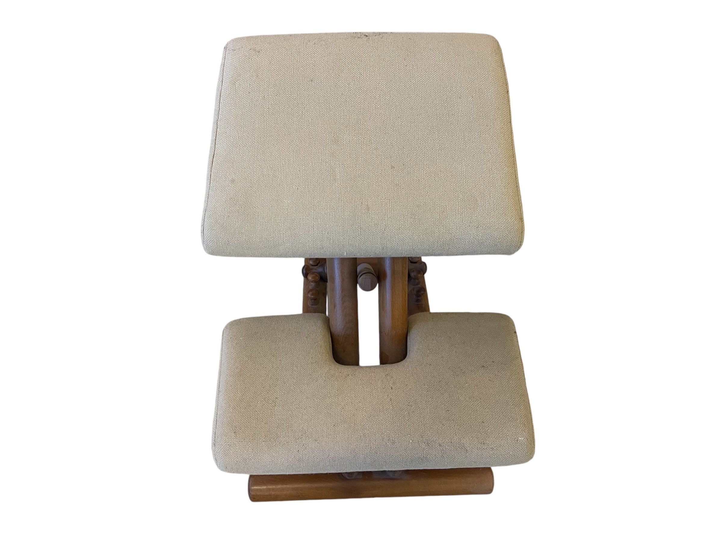Vintage 1980s Danish Modern Multi Balans Kneeling Stool by