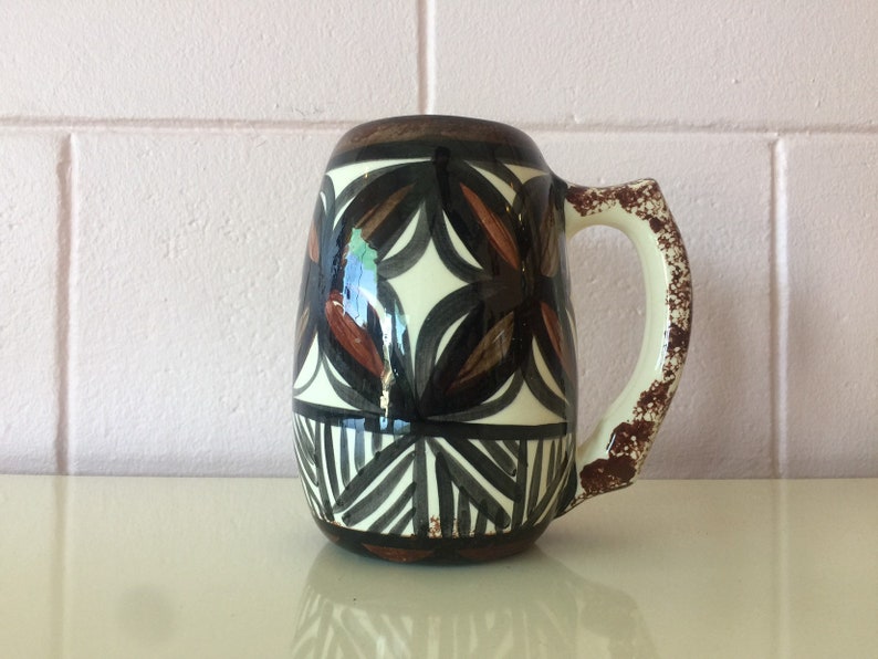 Vintage Ceramic Tapa Print Mug from Lotsa Pots Hawaii image 5