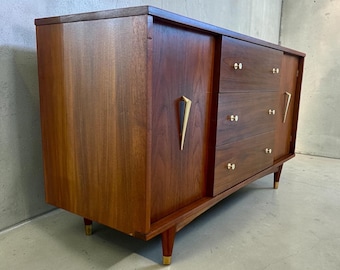 Vintage 1960s Mid Century Modern Sideboard by Stanley