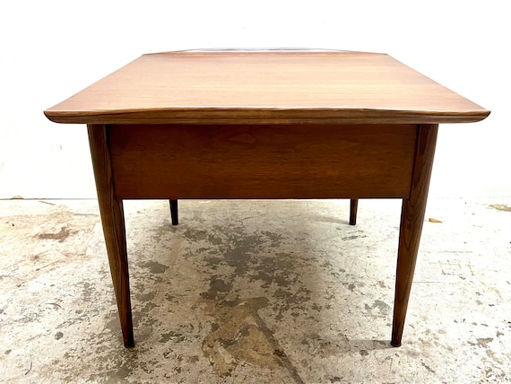 Vintage 60s Mid Century Modern Danish Style End Side Table Artisan