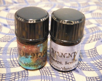 Set Of Five Perfume Samples 5/8 Dram Bottles From Lou Lou's Soaps, Scrubs, & Scents