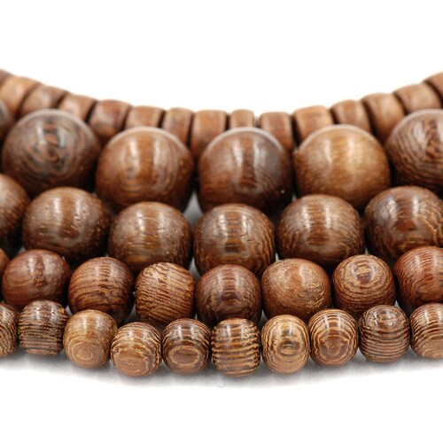 Brown Wood Beads Natural Round Wooden 6mm 8mm 10mm 12mm 16mm Etsy