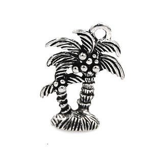 Palm Tree Pewter Charm -1