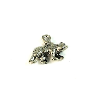 Polar Bear Pewter Charm -1