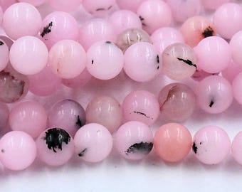 Natural Plum Blossom Jasper Flat Oval 35x45mm Gemstone Genuine