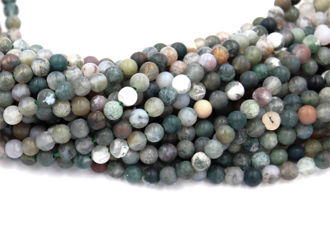 4mm Fancy Jasper Matte Round Beads 15 Inch Strand - Etsy