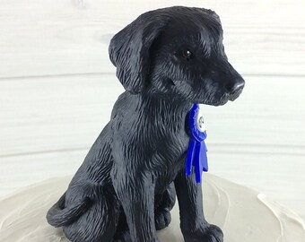 Dog Labrador Sculpture - Realistic Dog Figurine - Labrador Retriever Wedding Cake Topper - Pet Portrait
