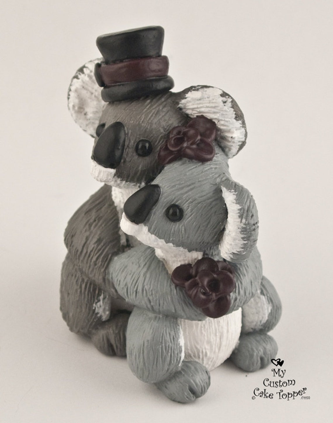 Koalas Wedding Cake Topper Bride and Groom Etsy