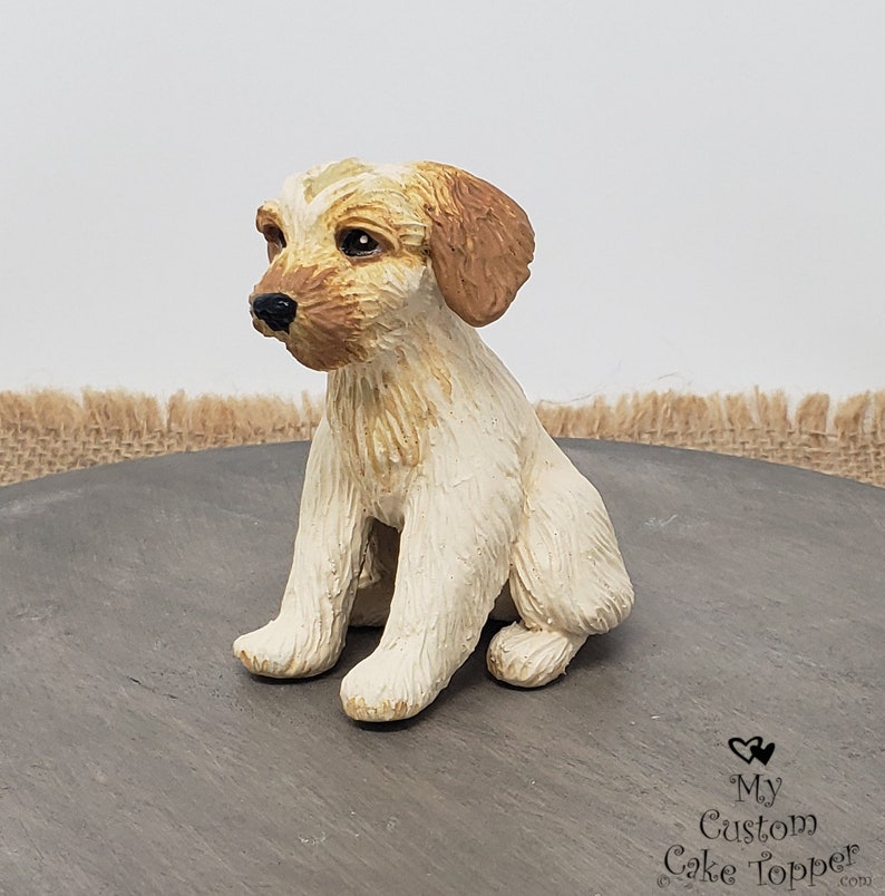 Dog Goldendoodle Sculpture Realistic Dog Figurine Etsy
