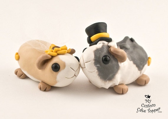 guinea pig cake topper
