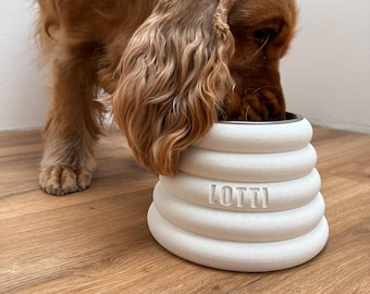 LOTTI - Gamelle personnalisée pour épagneul/chien à longues oreilles