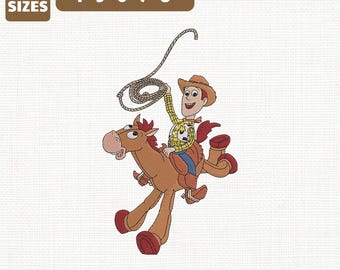 File per ricamo a macchina di Woody di Toy Story, Pixar Disney Vacation (Download immediato)